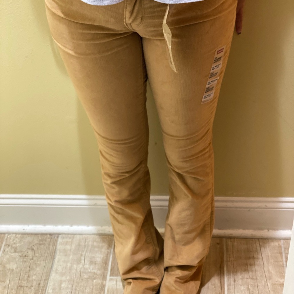 Mustard Levi Corduroy Pants